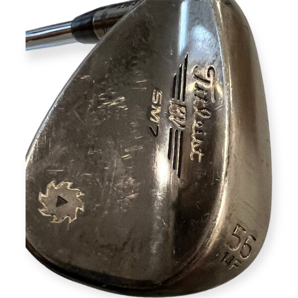 Titleist Vokey SM7 Tour Chrome F Grind Wedge / Left / 56/14