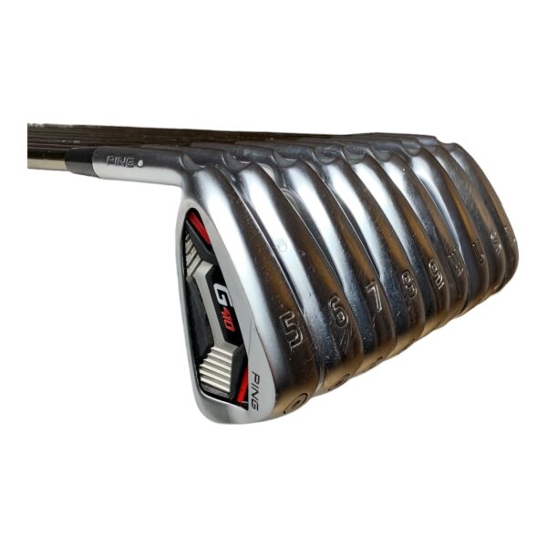 Ping G410 jernsæt VENSTRE / Flex Regular / 5-W+U+S+L  / Grafit - Billede 2
