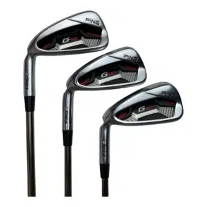 Ping G410 jernsæt VENSTRE / Flex Regular / 5-W+U+S+L  / Grafit