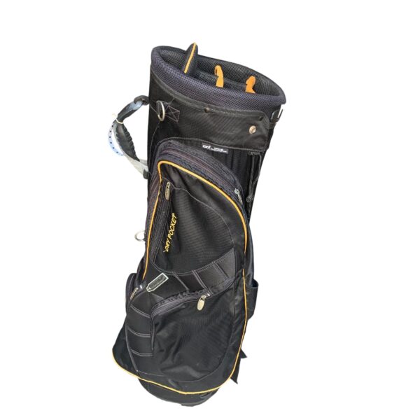 Golf Copenhagen Fairway Cartbag / Black/Orange / 7 Rum - Billede 3