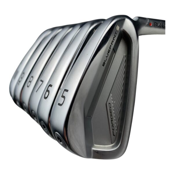 PING Blueprint S Jernsæt / Flex Regular / 5-PW  / Stål / Red Lie Dot - Billede 3