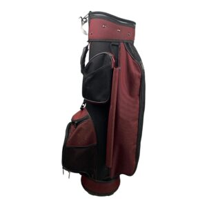 Tour Golf Cartbag / Maroon/Black / 6 Rum