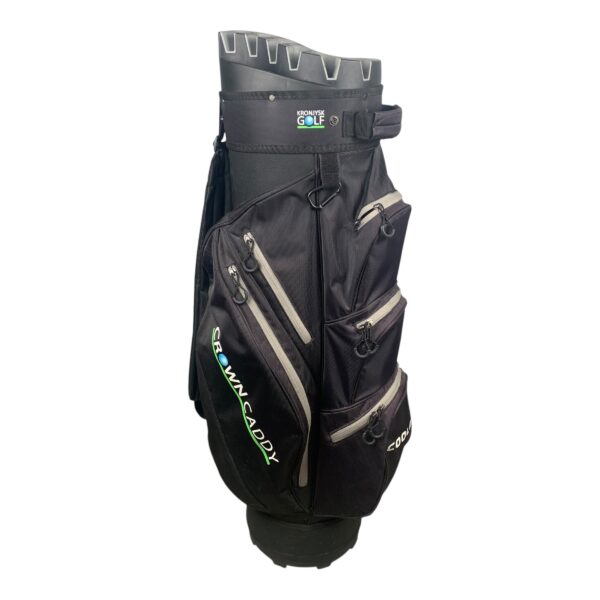 CrownCaddy Cartbag / Black/Grey / Divider Top - Image 2