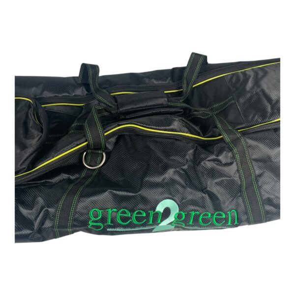 Green2Green TravelBag / Black/Green - Billede 2