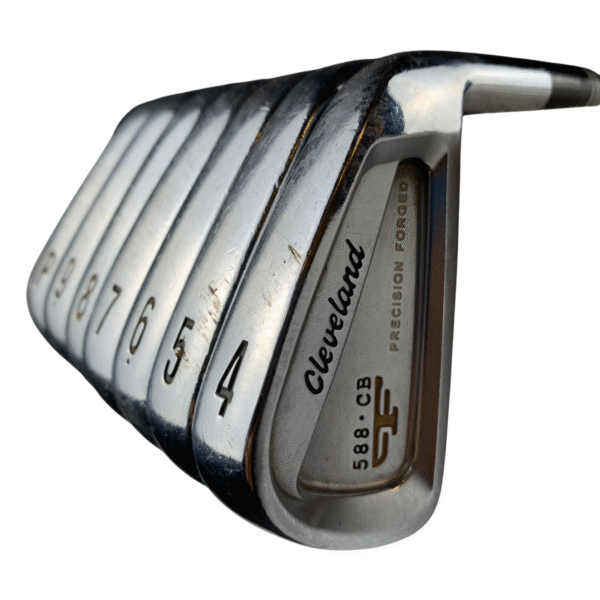 Cleveland 588 CB Iron Set / Flex Stiff / 4-PW / Steel gallery image 2 - used golf equipment in good condition