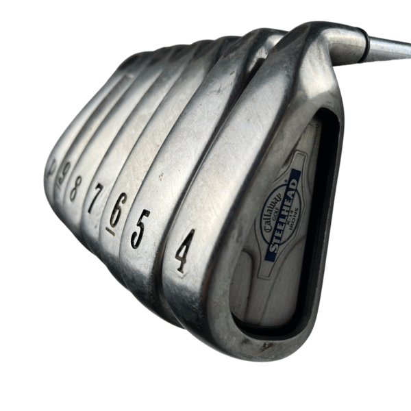Callaway Big bertha Steelhead Jernsæt / Flex Stiff / 4-PW / Stål galleri billede 2 - brugt golf udstyr i god stand